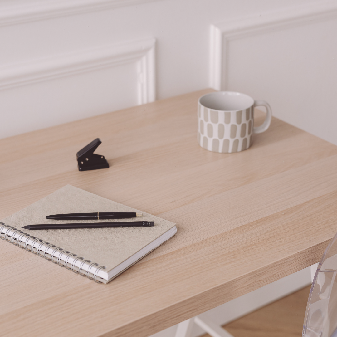 A calm morning scene with coffee